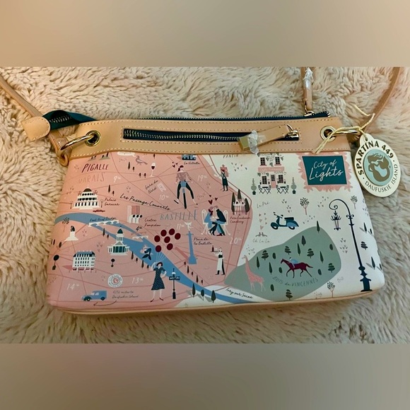 NWT Spartina 449 Paris Crossbody Purse - Picture 6 of 10